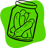 Jar of Pickles-Clip Art